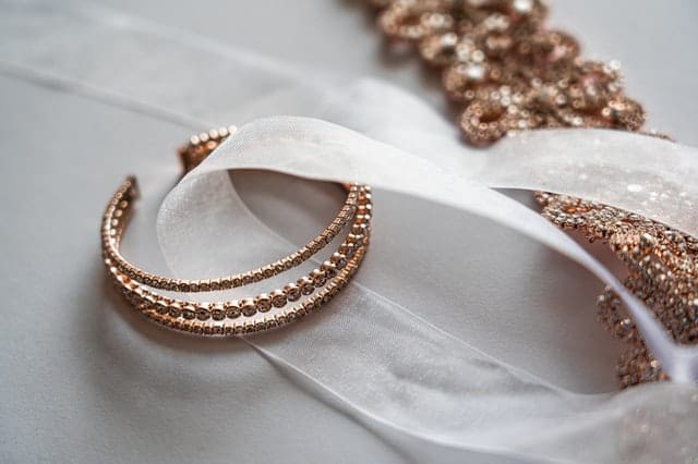 Gold and diamond ring