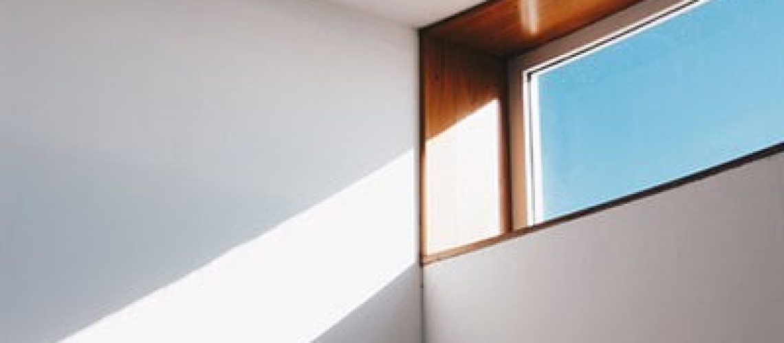 Shaft of sunlight through window
